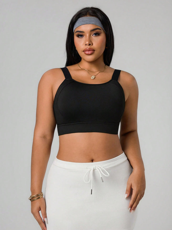 Sutien sport SHEIN, negru
