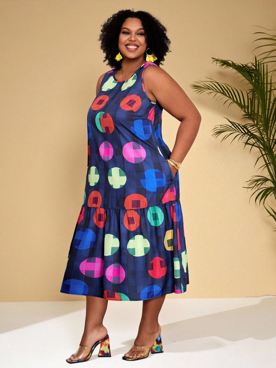 Rochie SHEIN, mix culori