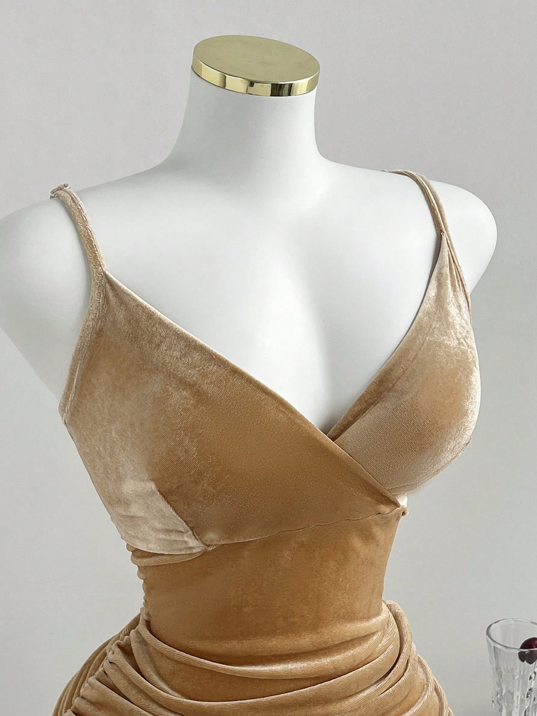 Rochie scurtă SHEIN, auriu