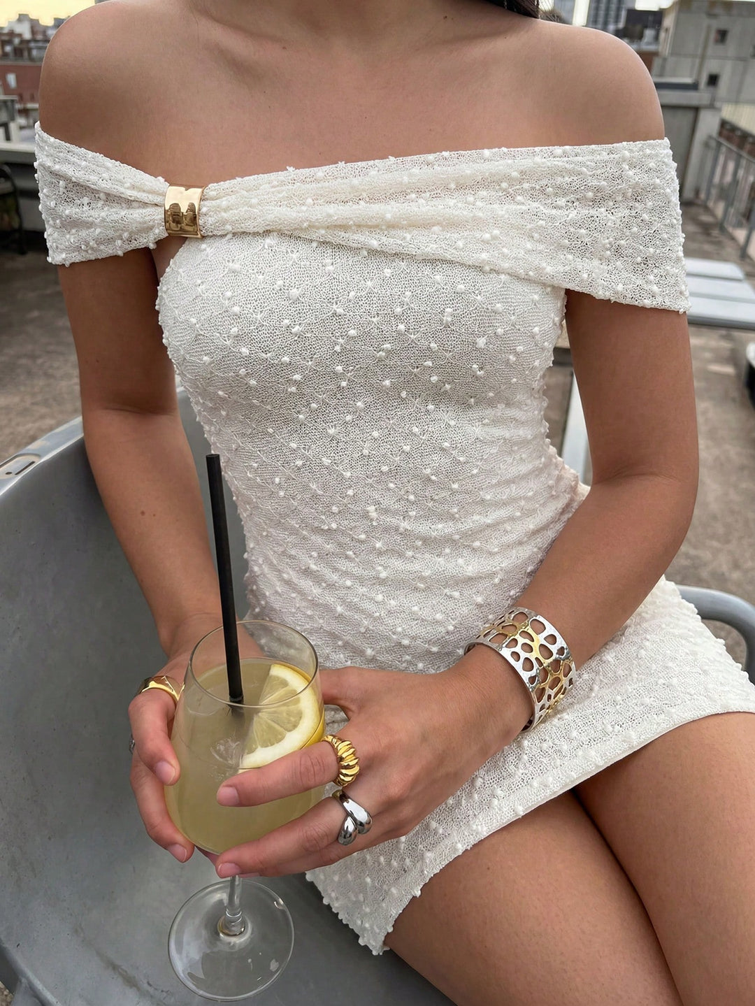 Rochie mini SHEIN, portocaliu