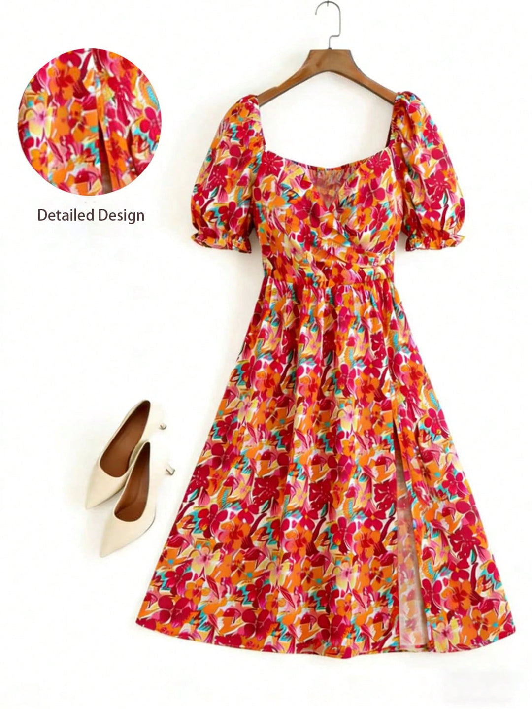 Rochie SHEIN, portocaliu