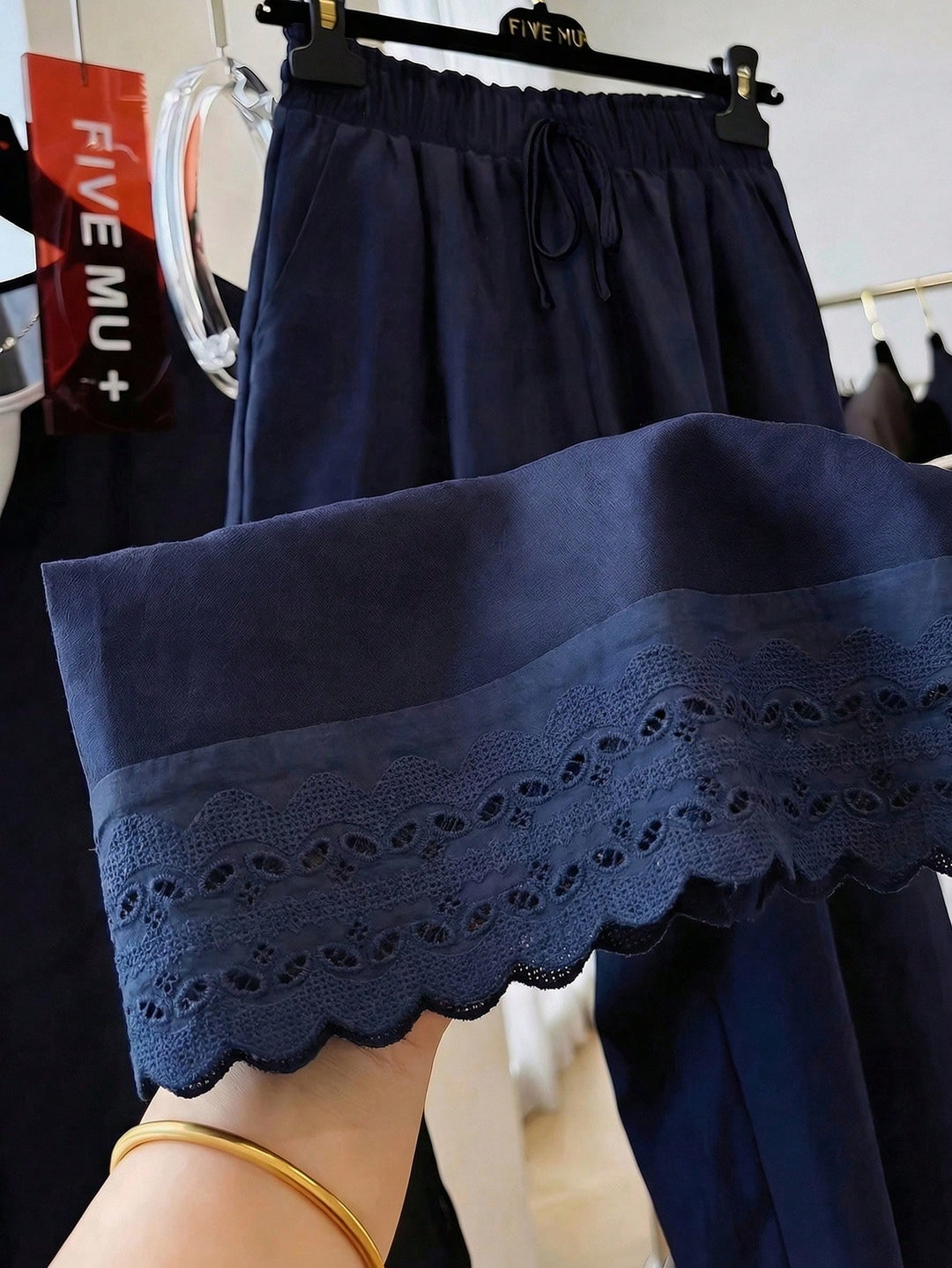Pantaloni SHEIN, albastru