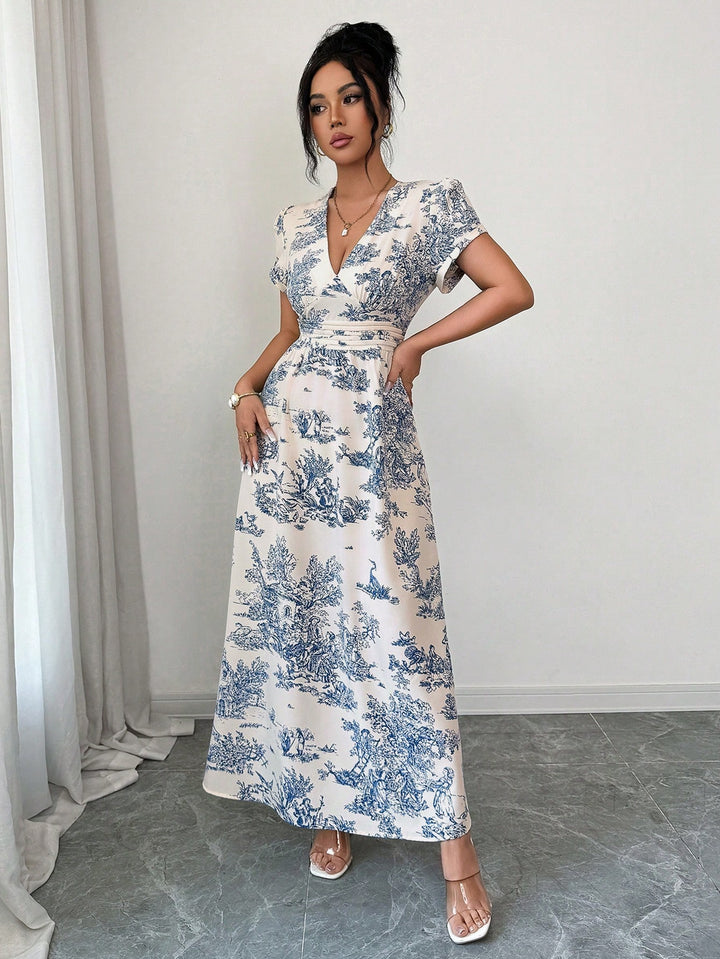 Rochie midi SHEIN, albastru
