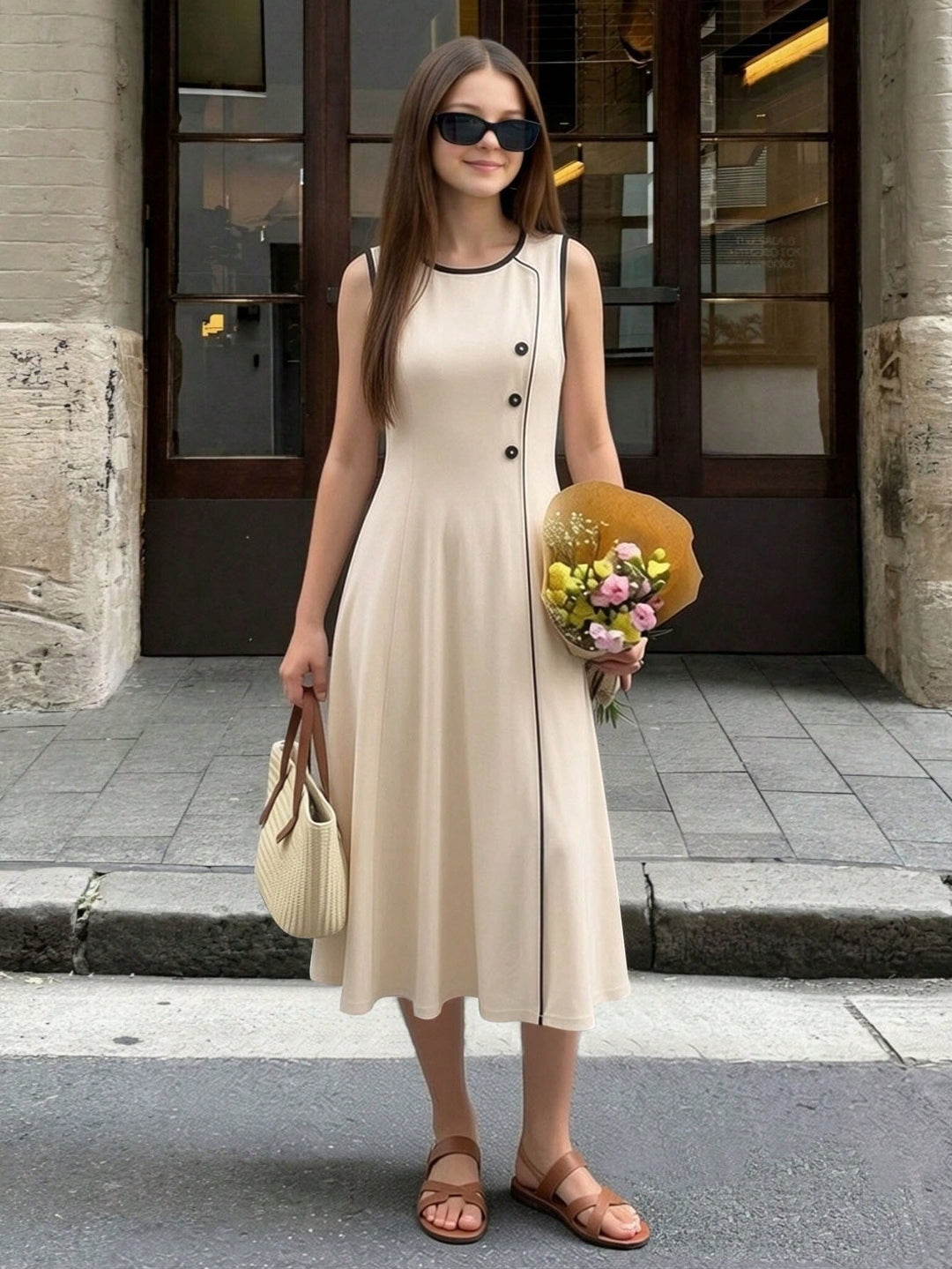 Rochie SHEIN, portocaliu