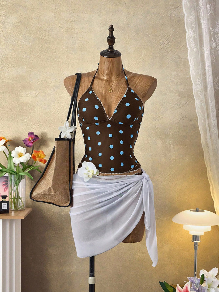Costum de baie SHEIN, turcoaz