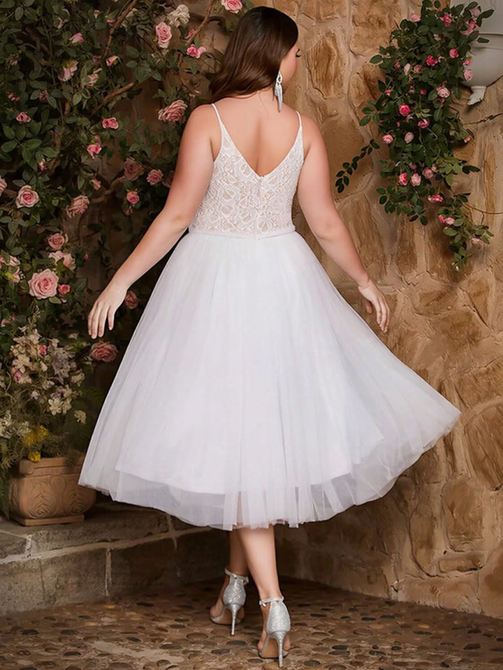Rochie de ocazie  SHEIN, alb