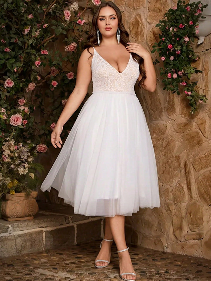 Rochie de ocazie  SHEIN, alb