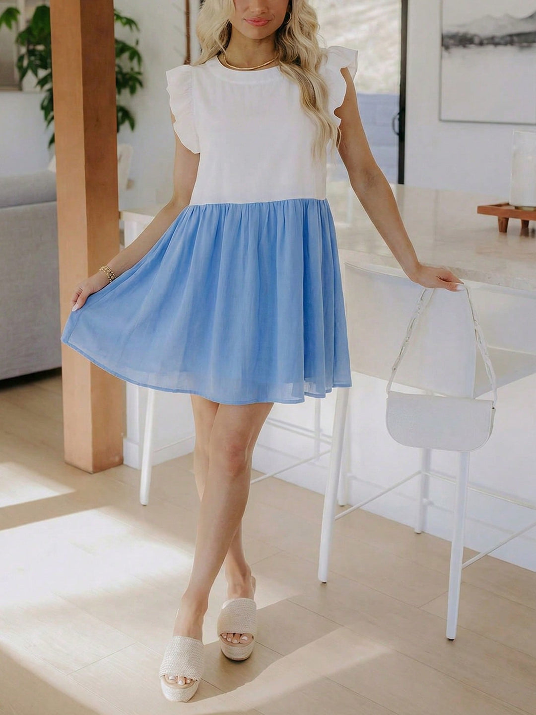 Rochie mini SHEIN, albastru