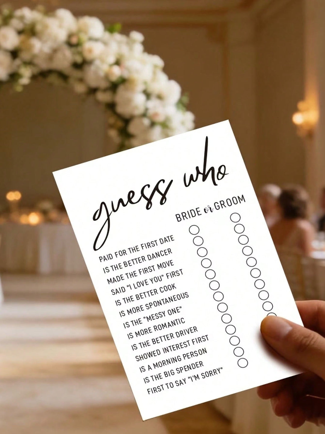 Set de carti pentru joc de nunta SHEIN
