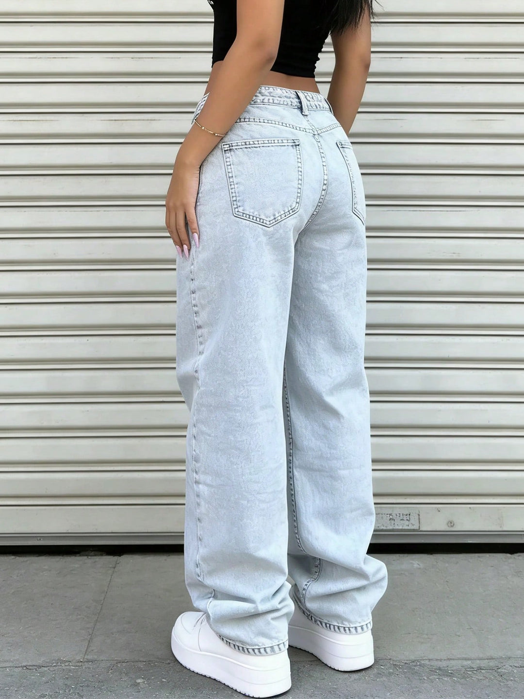 Jeans SHEIN, albastru