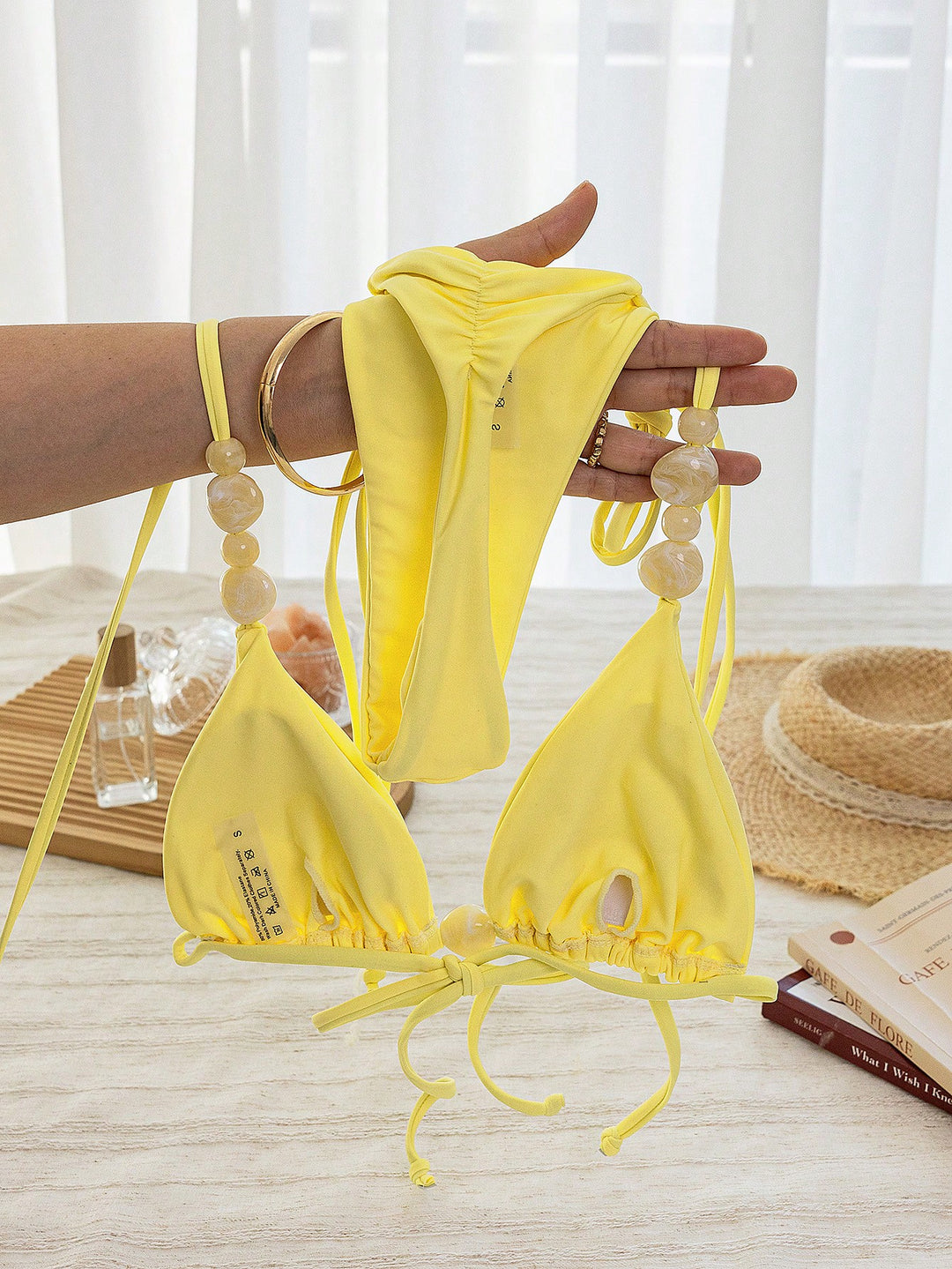Set bikini SHEIN, galben