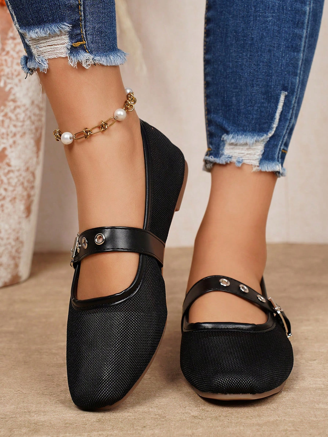 Balerini SHEIN, negru