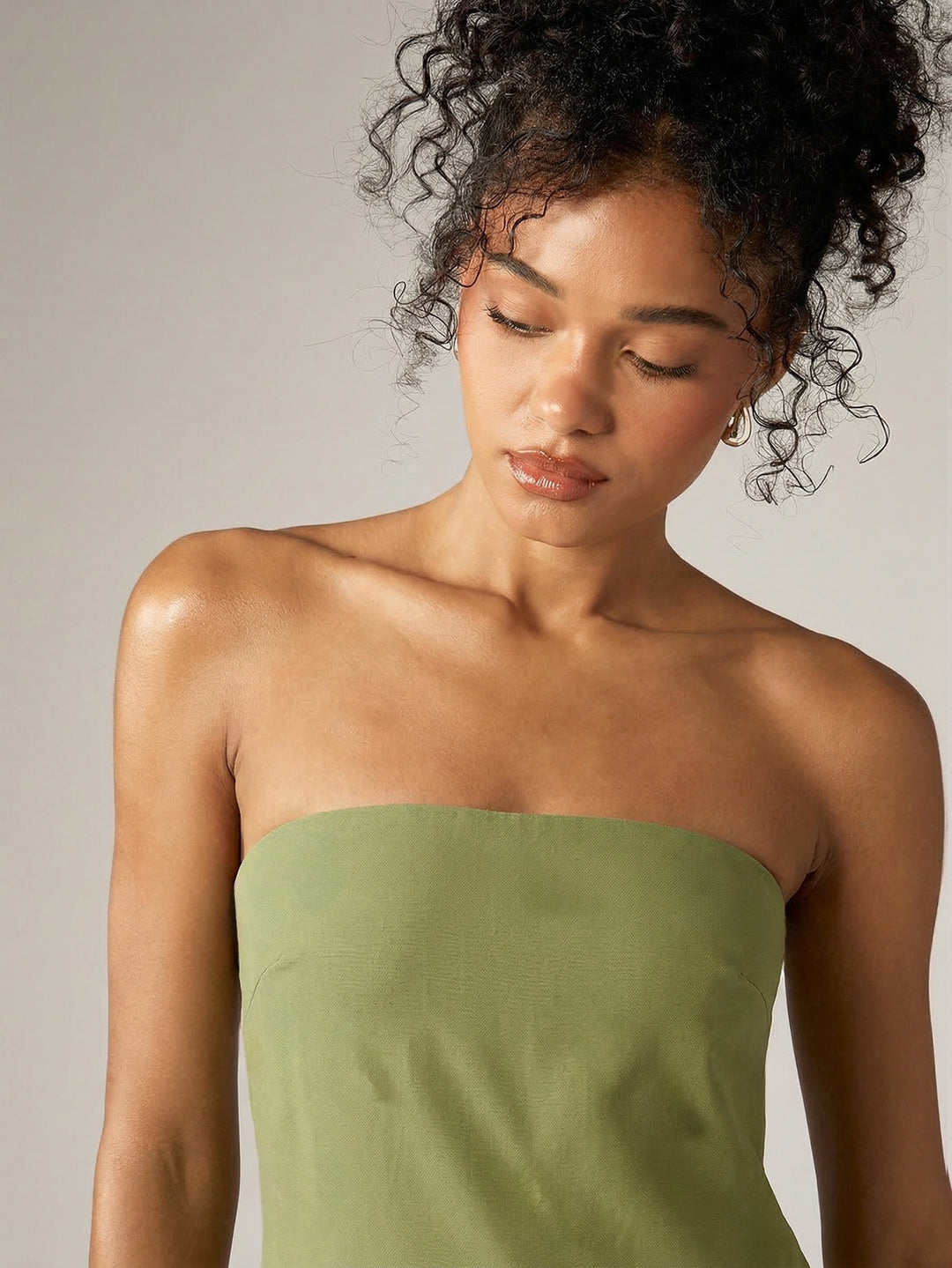Top SHEIN, kaki