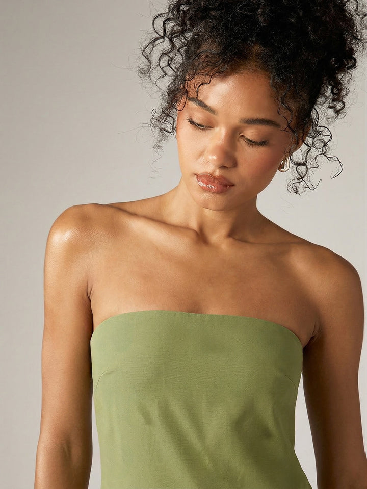 Top SHEIN, kaki