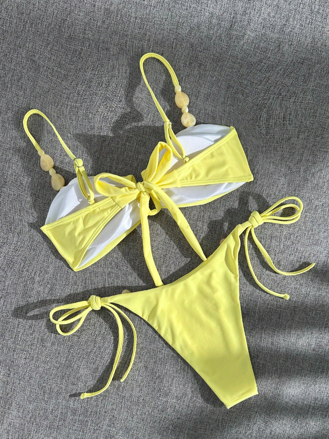 Set bikini SHEIN, galben