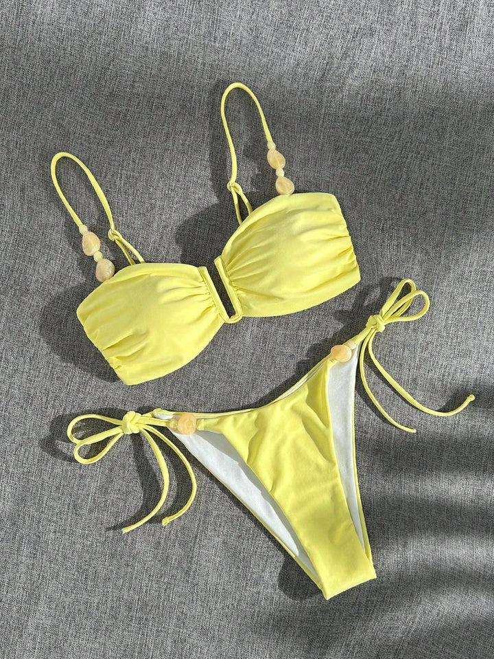 Set bikini SHEIN, galben