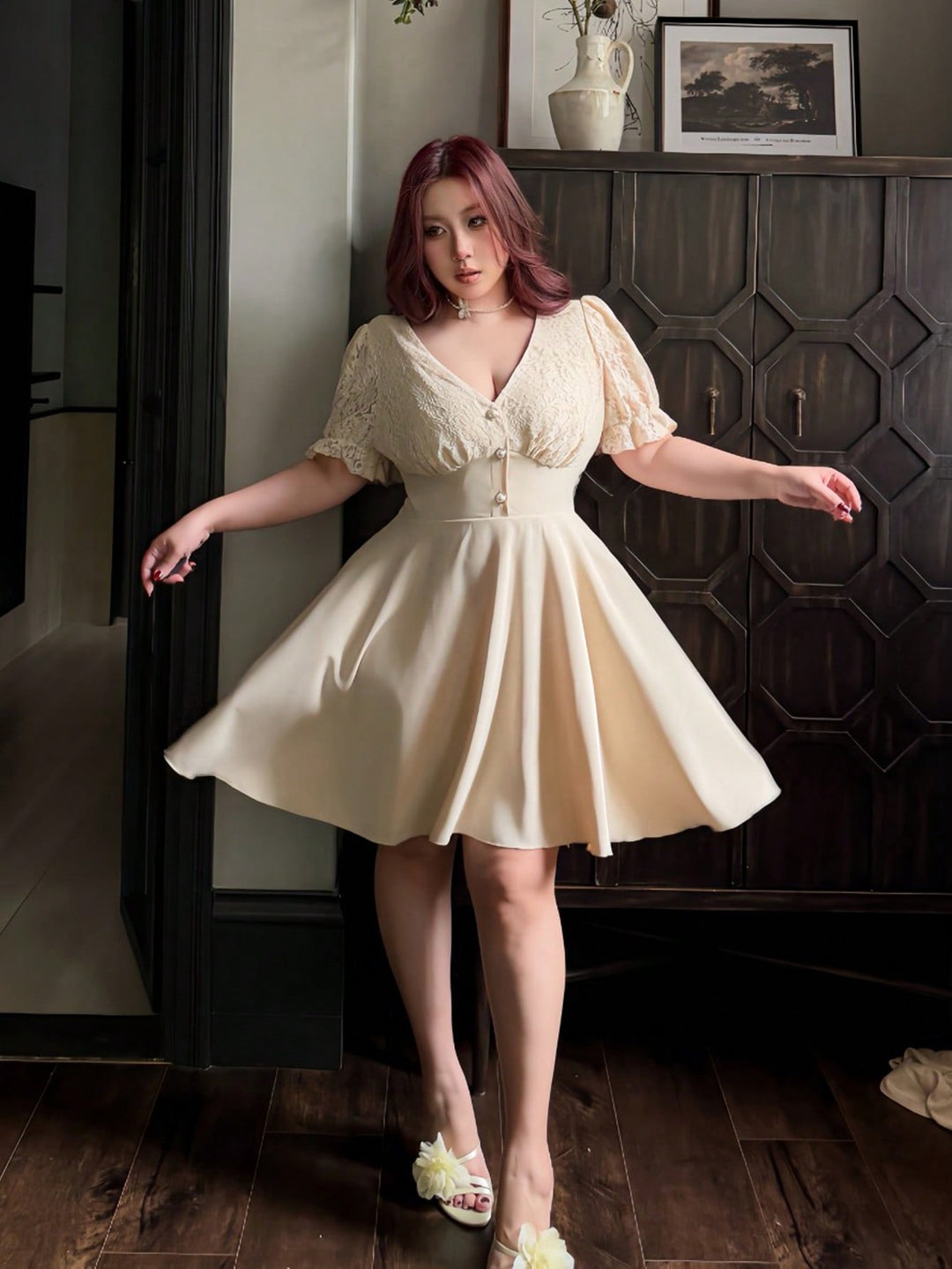 Rochie SHEIN, portocaliu