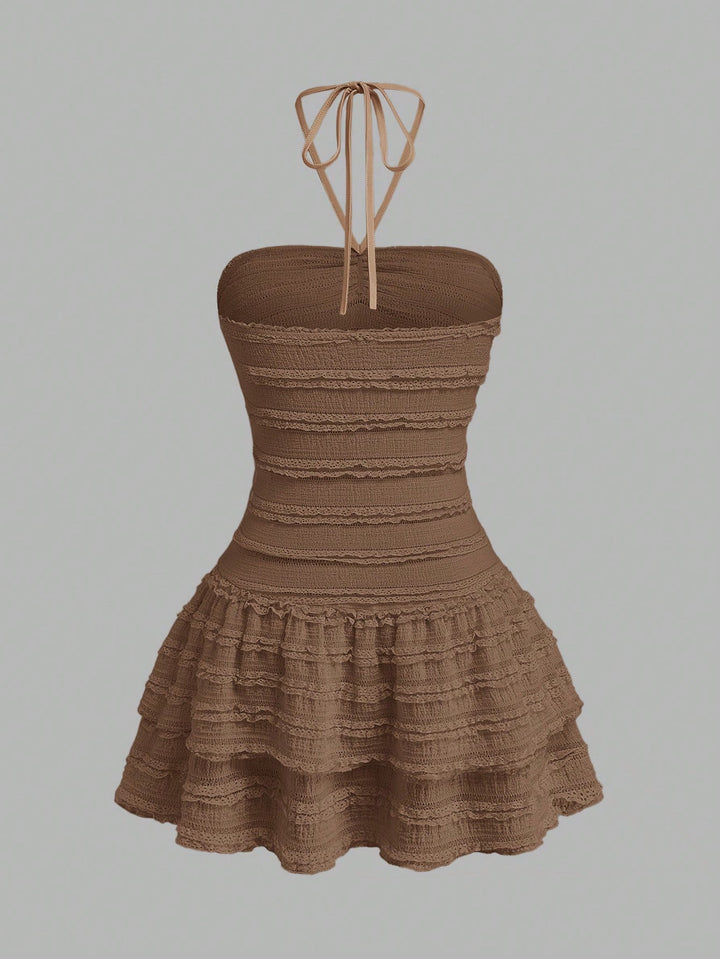 Rochie mini SHEIN, maro