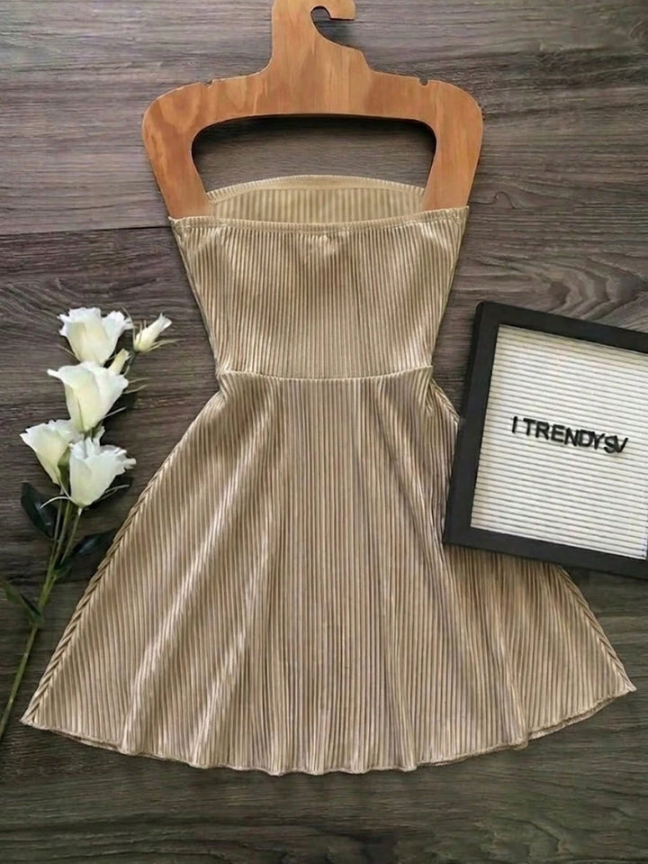 Rochie mini SHEIN, auriu