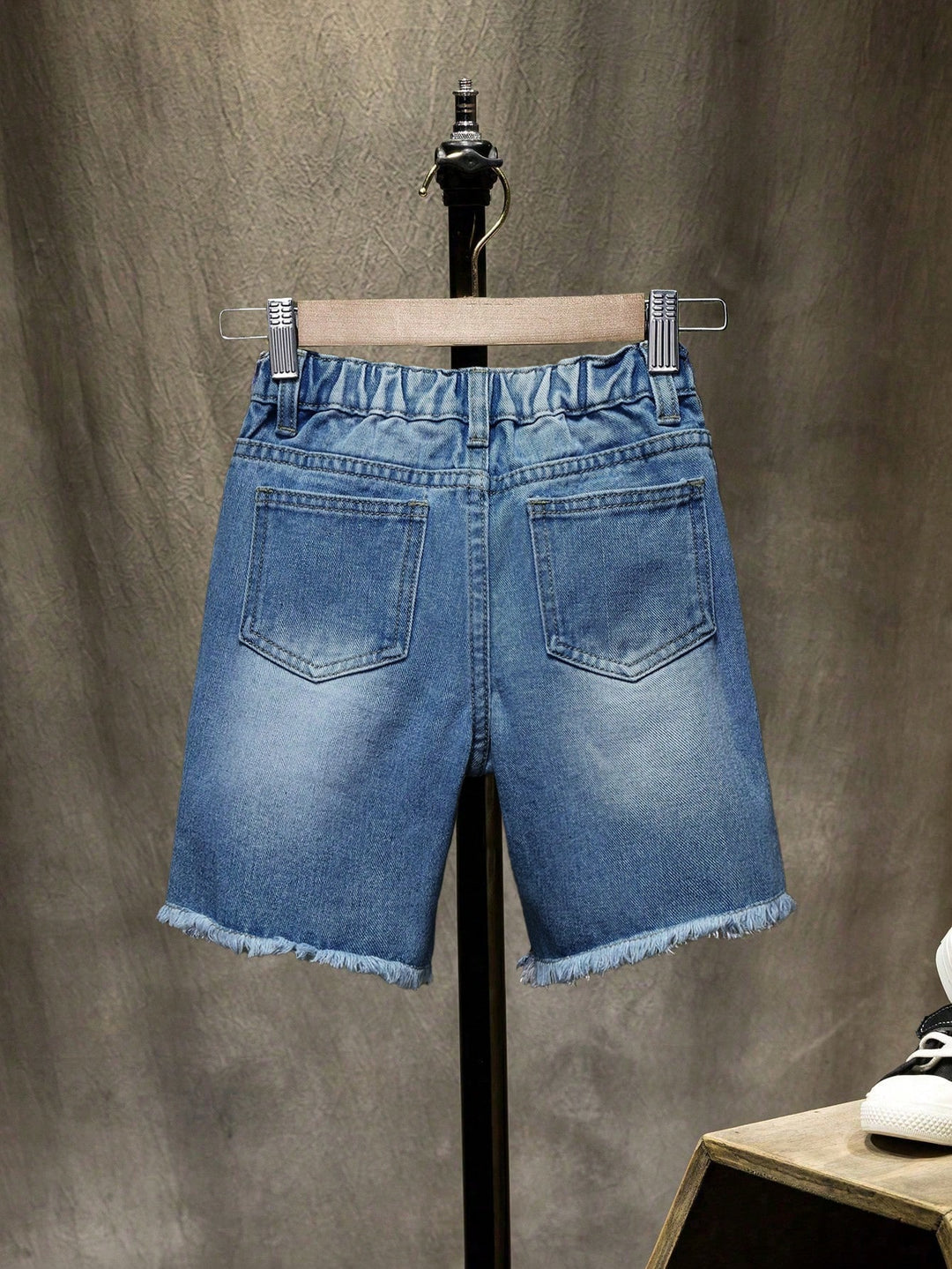 Pantaloni scurți de blugi SHEIN, albastru