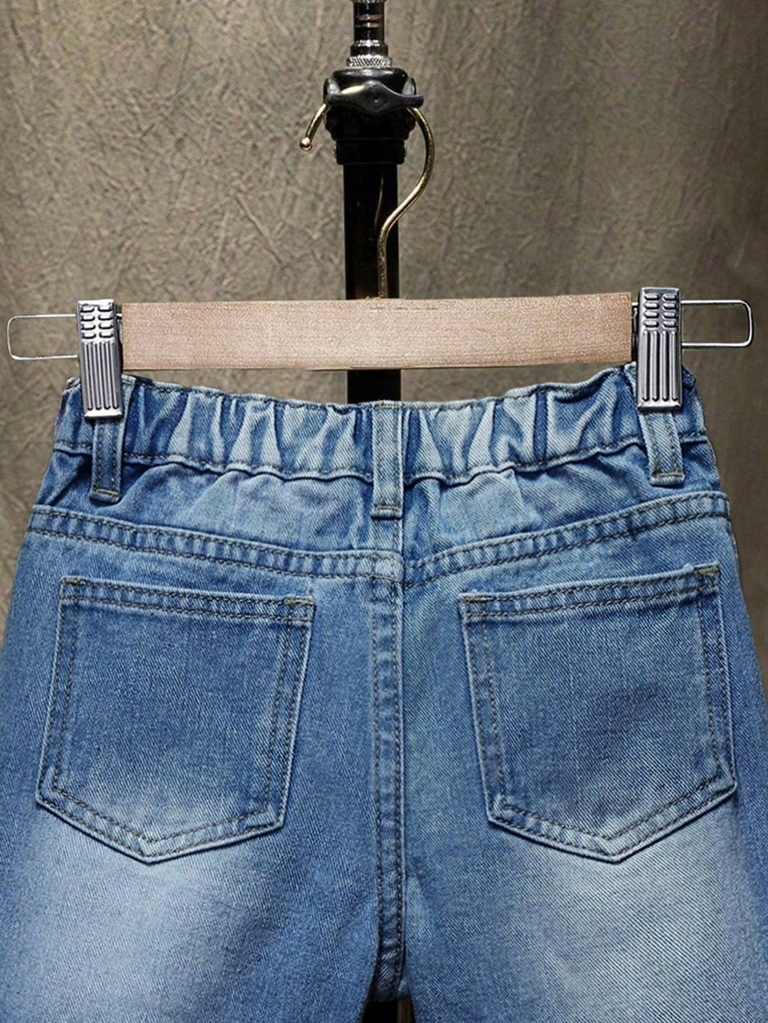 Pantaloni scurți de blugi SHEIN, albastru