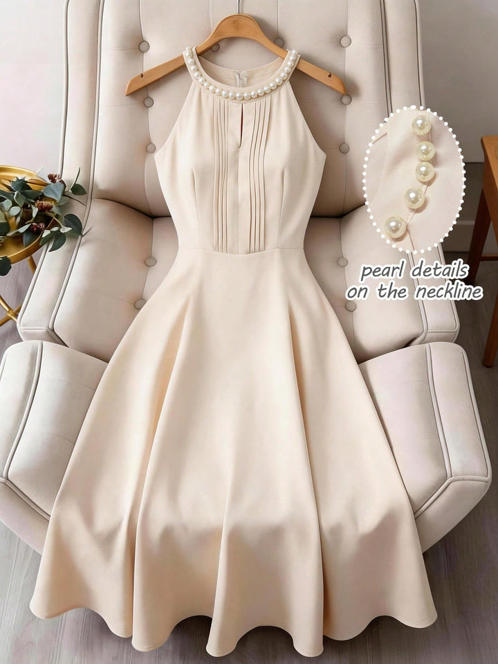 Rochie maxi SHEIN, bej