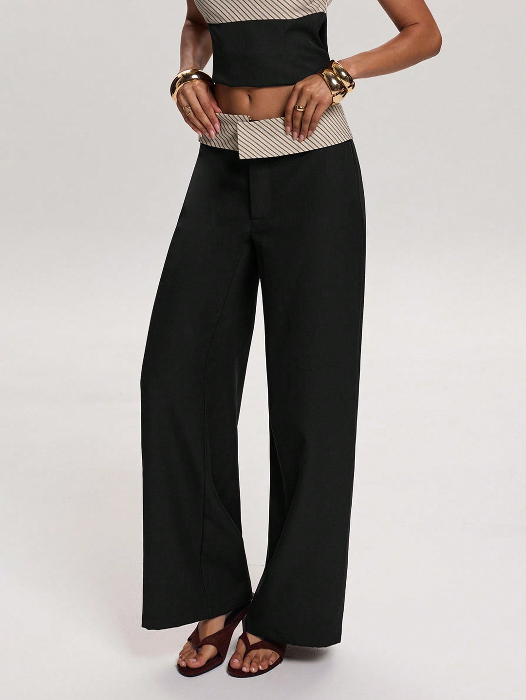 Pantaloni SHEIN, negru