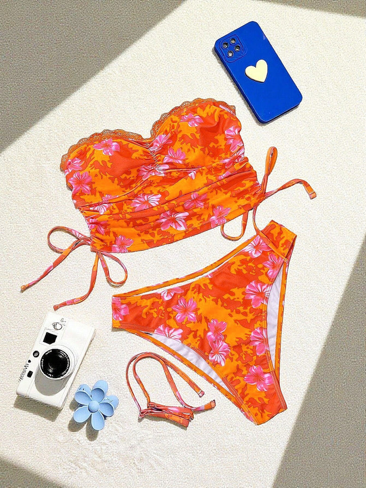 Costum de baie SHEIN, mix culori