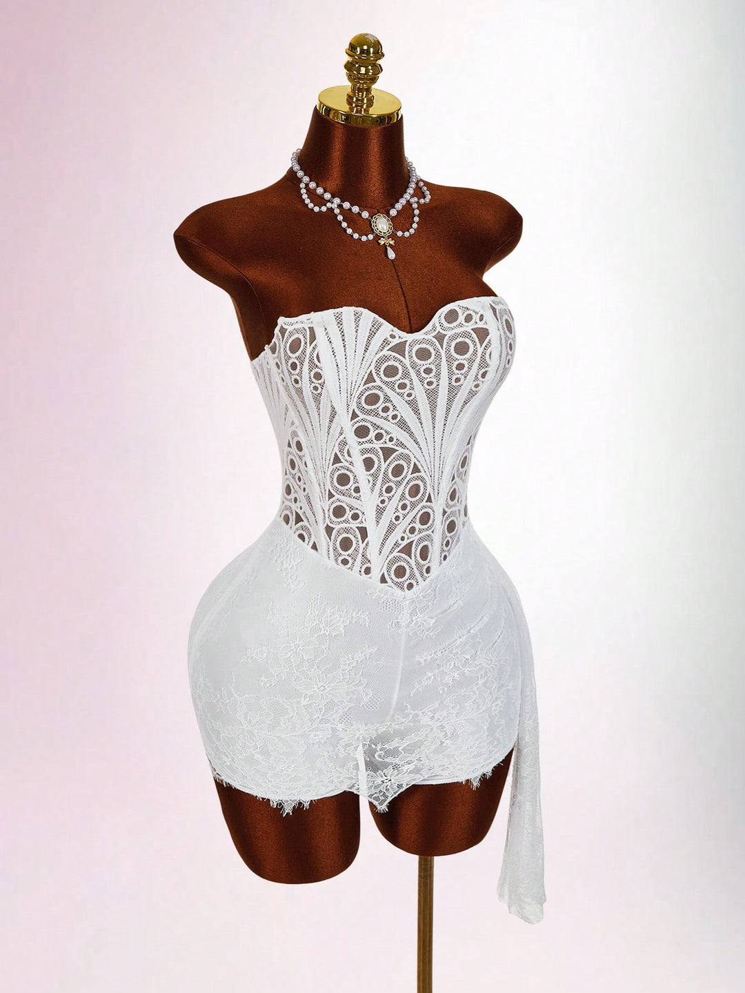 Rochie mini SHEIN, alb