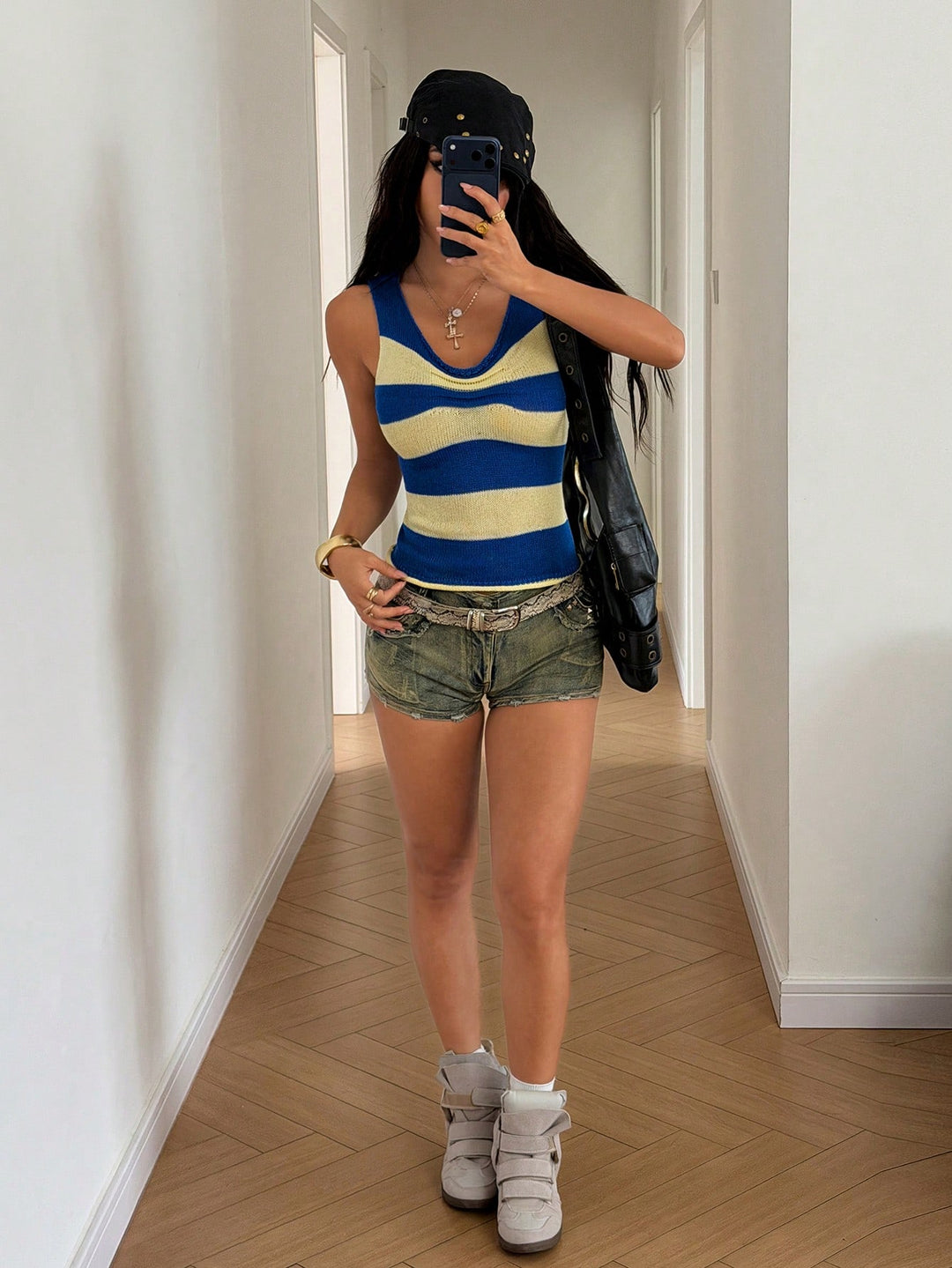 Tricou fără mâneci din tricot SHEIN, mix culori