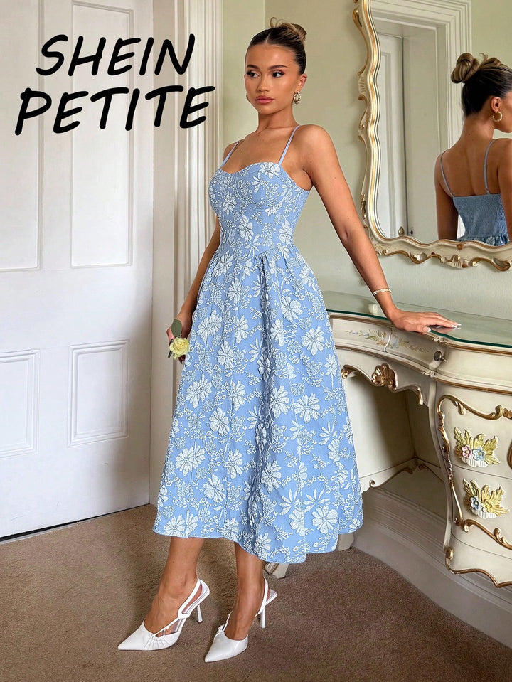 Rochie midi SHEIN, albastru