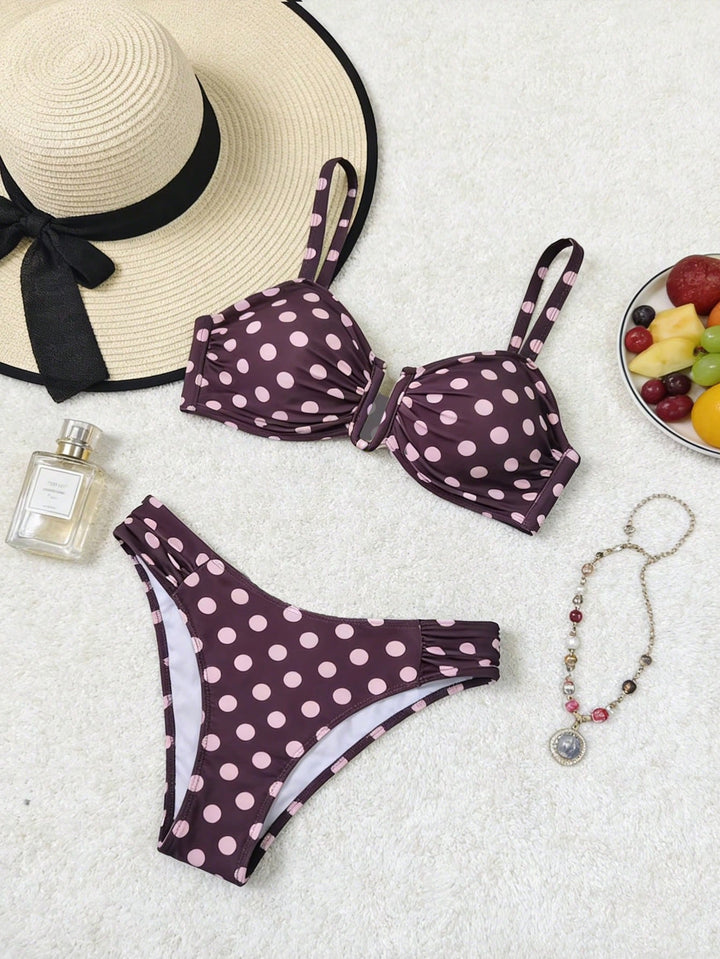 Set bikini SHEIN, roz