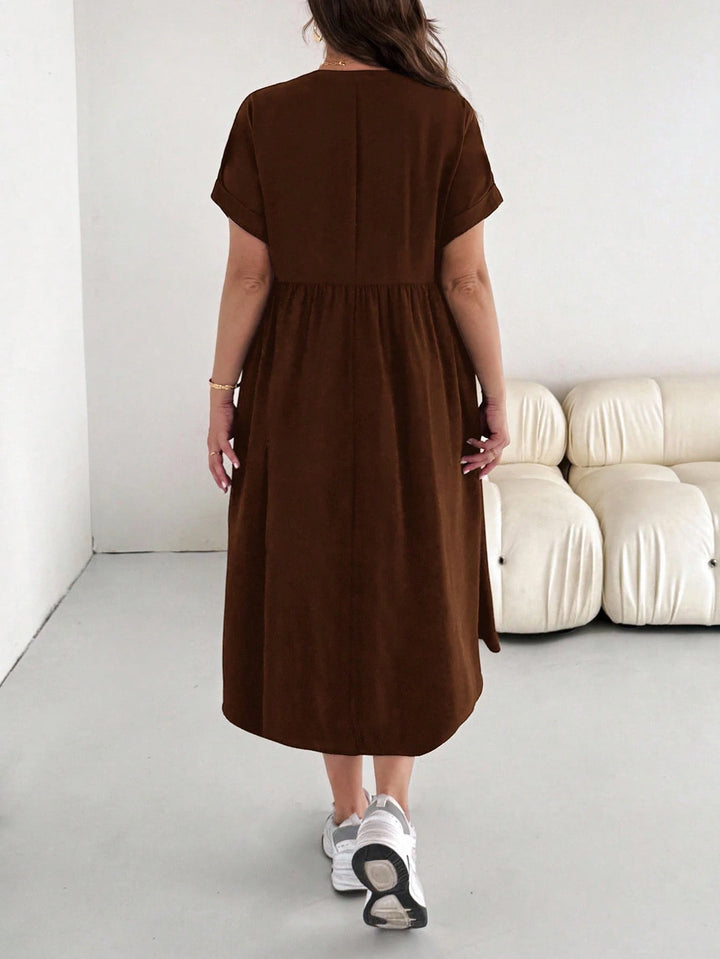 Rochie maxi SHEIN, maro