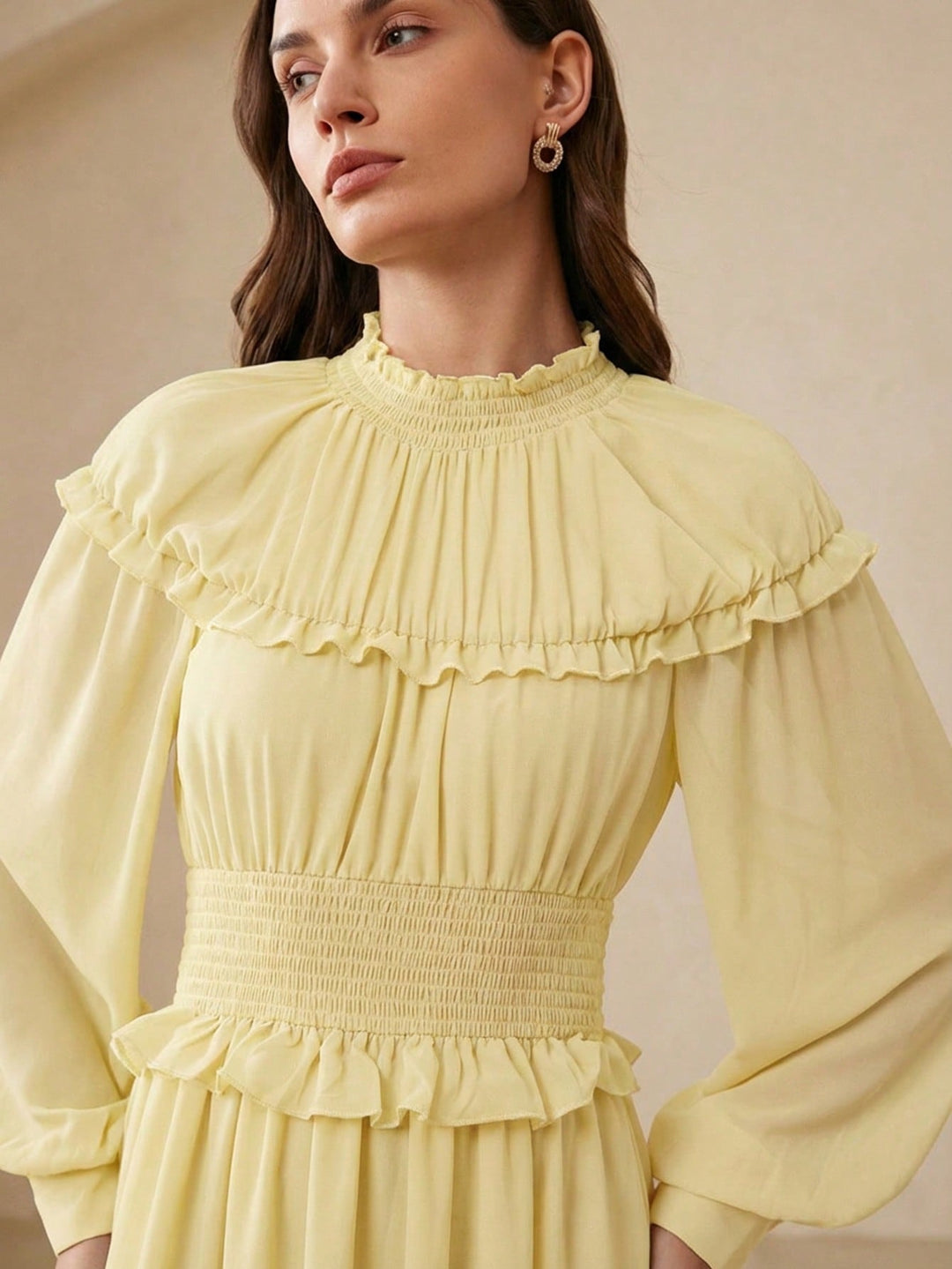 Rochie maxi SHEIN, galben