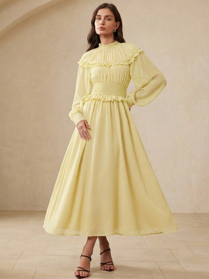 Rochie maxi SHEIN, galben