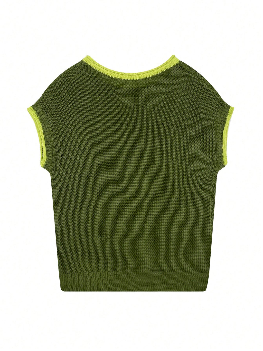 Top tricot SHEIN, verde