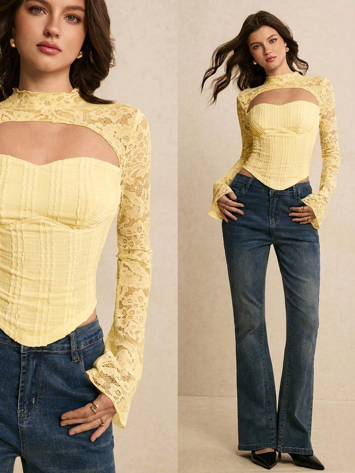 Tricou SHEIN, galben