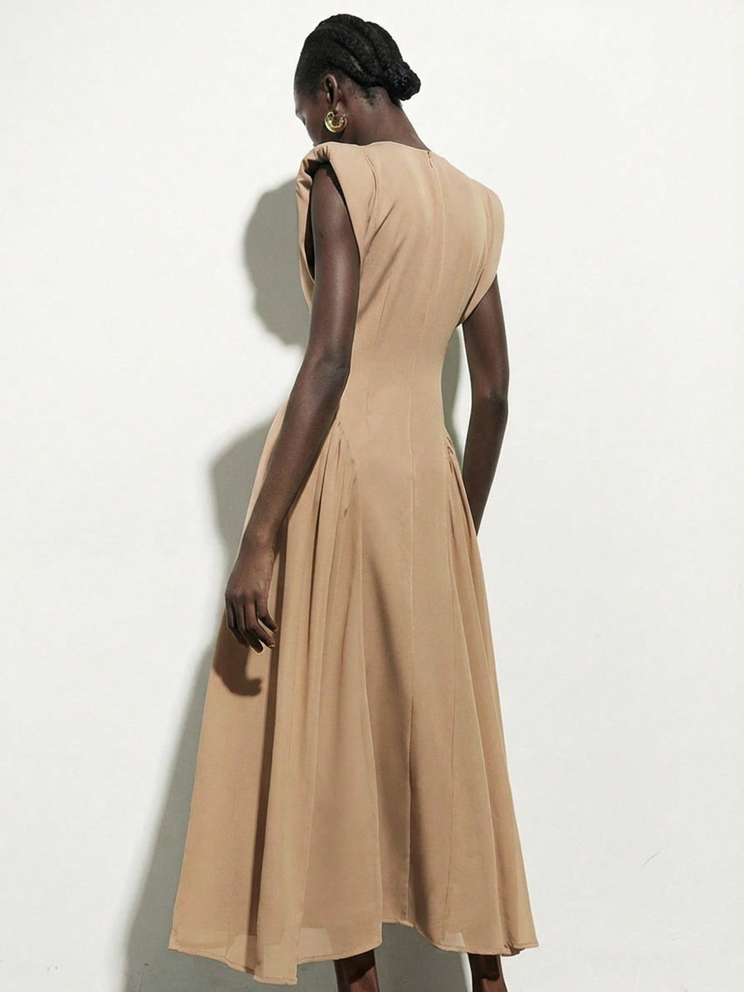 Rochie maxi SHEIN, kaki