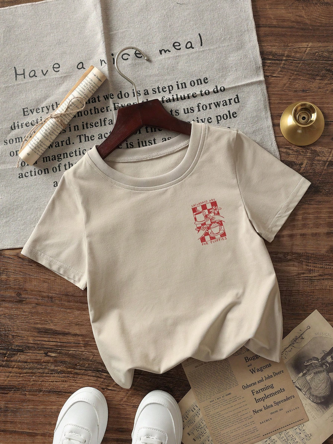 Tricou SHEIN, bej