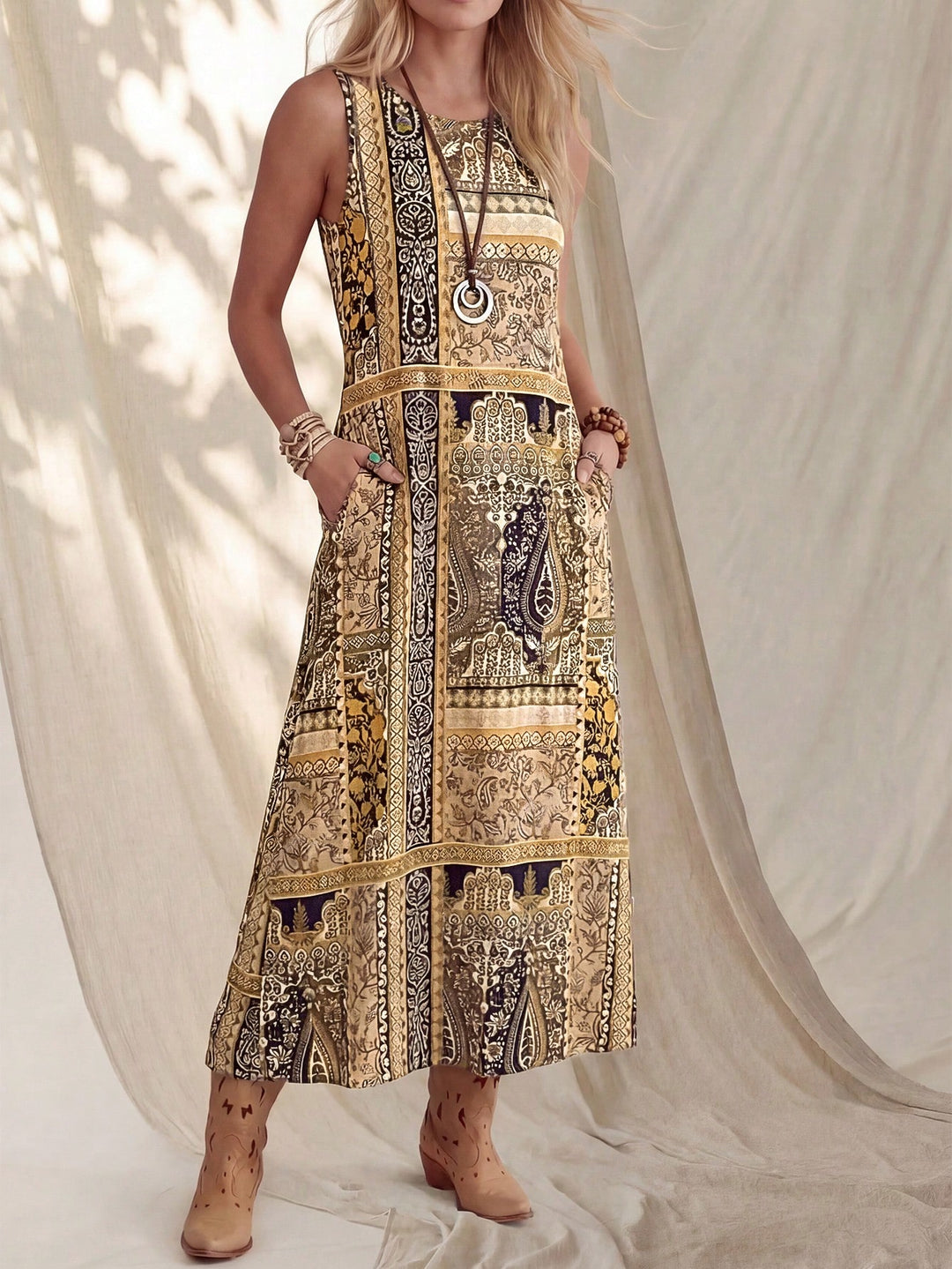 Rochie maxi SHEIN, mix culori