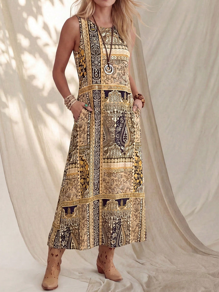 Rochie maxi SHEIN, mix culori