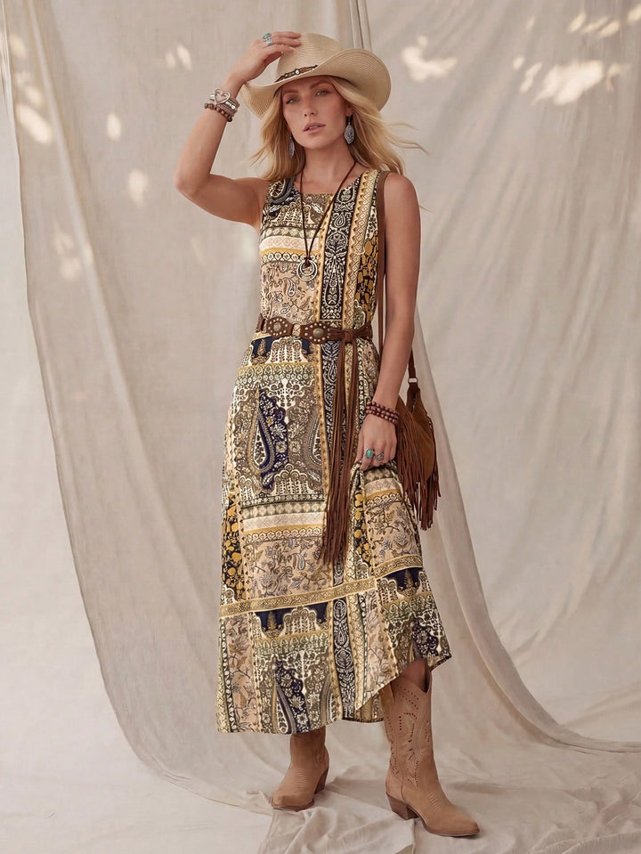 Rochie maxi SHEIN, mix culori