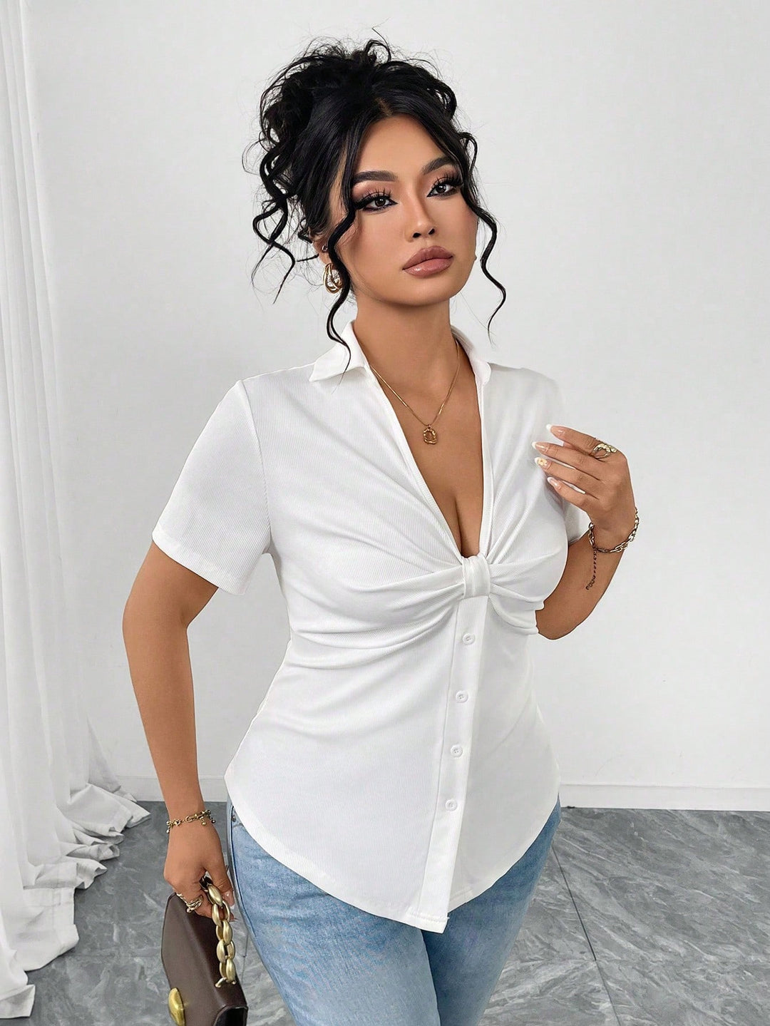 Tricou SHEIN, alb