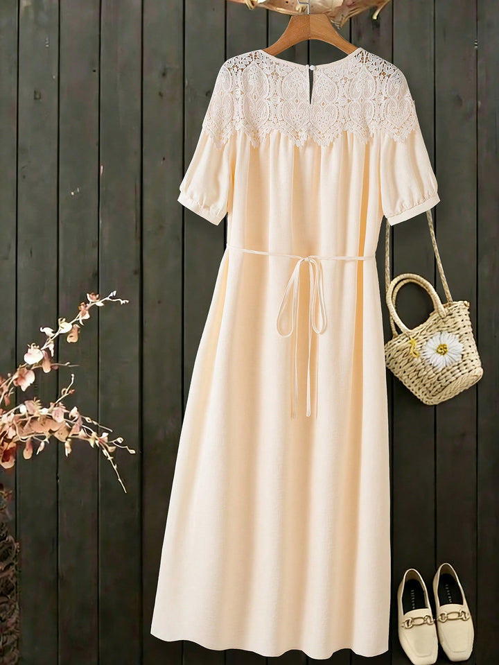 Rochie midi SHEIN, bej