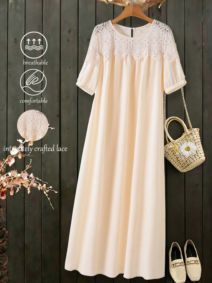 Rochie midi SHEIN, bej