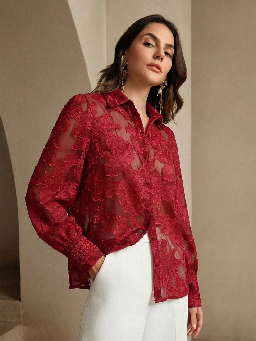 Bluza SHEIN, roșu