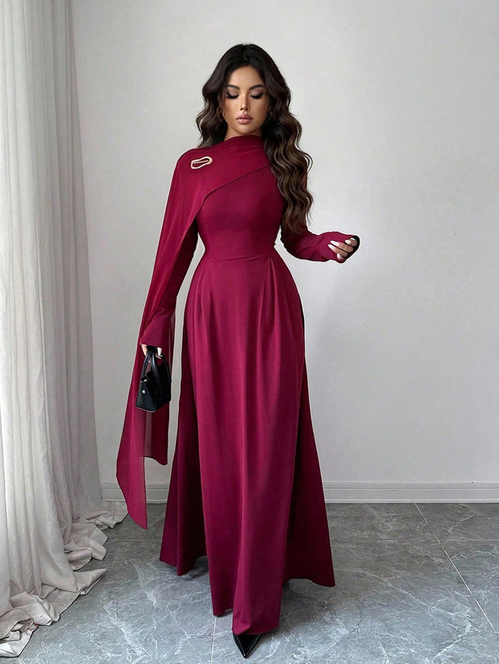 Rochie maxi SHEIN, vișiniu
