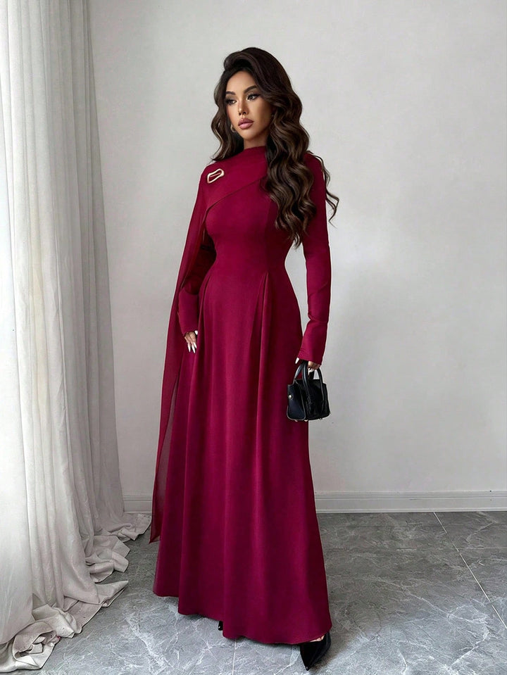 Rochie maxi SHEIN, vișiniu