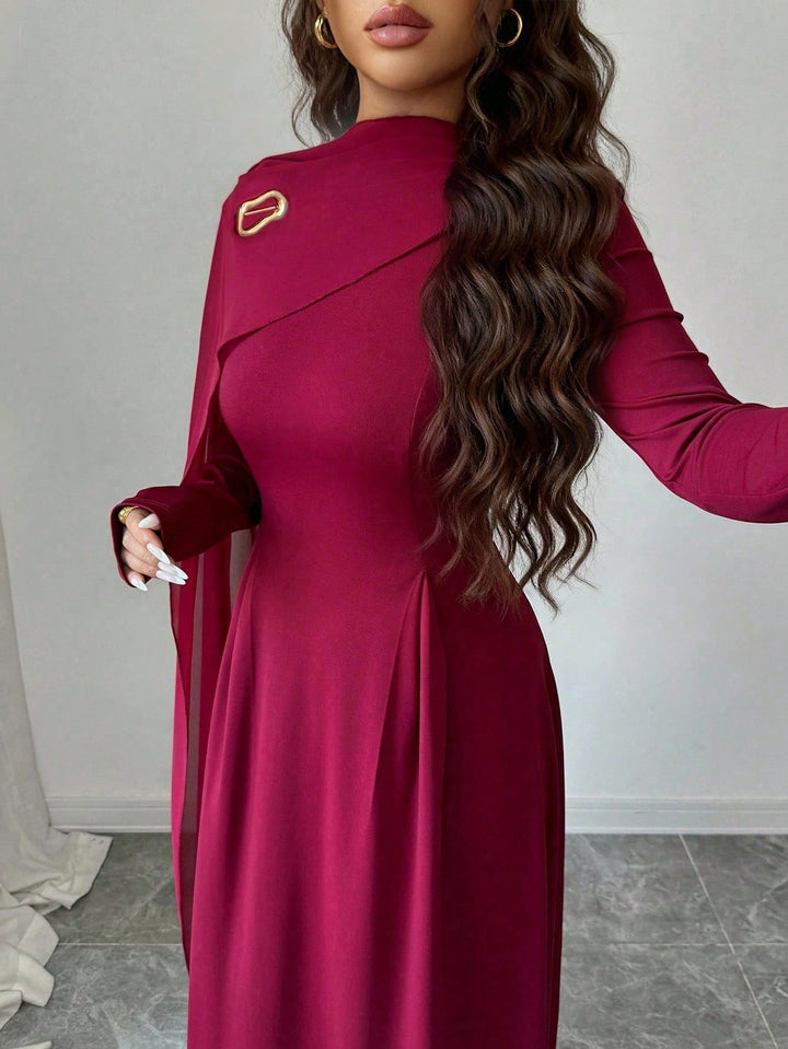 Rochie maxi SHEIN, vișiniu