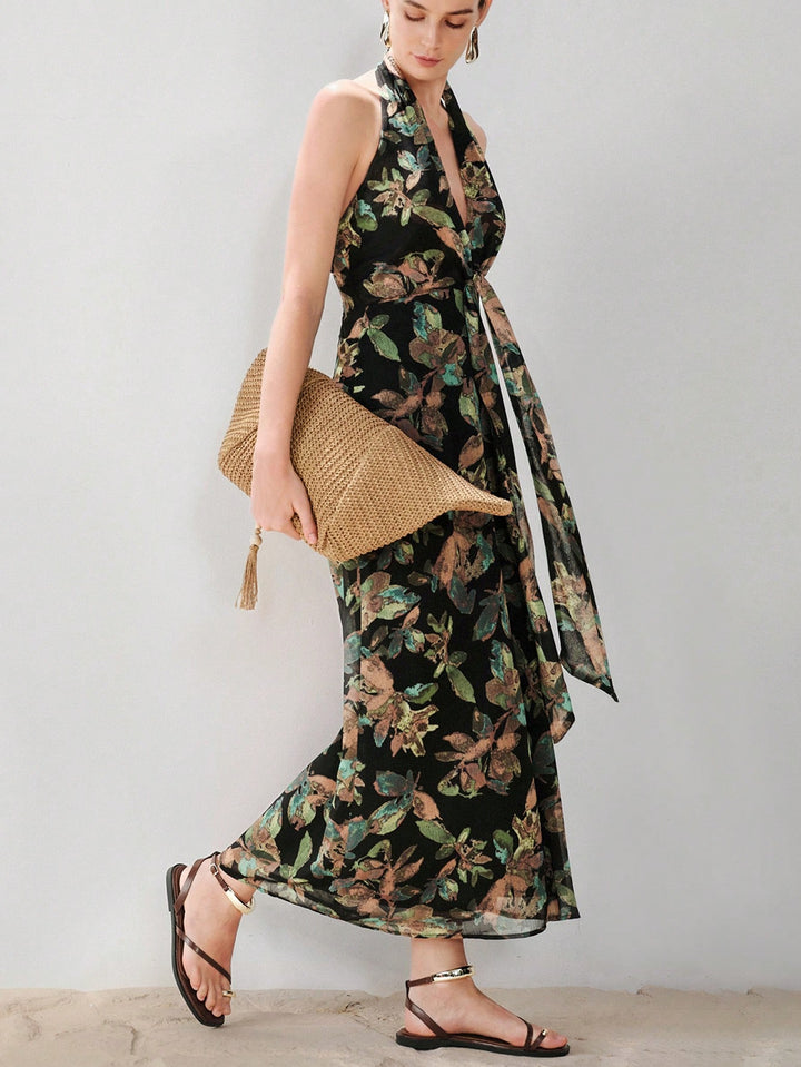 Rochie maxi SHEIN, mix culori